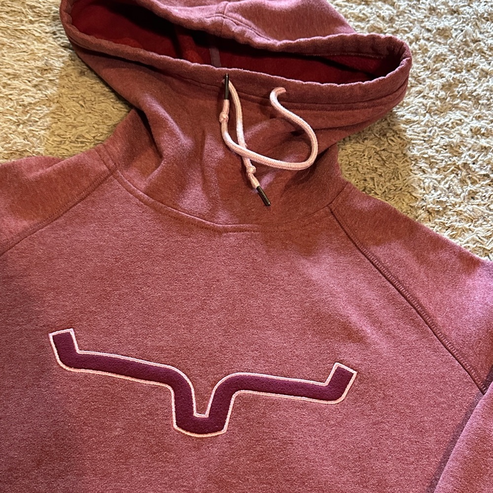 Kimes Ranch Ladies Two Scoops Red Berry Sweatshirt Hoodie 2SCOOP-RED - Picture 3 of 6